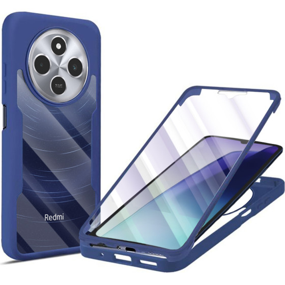 Techsuit - ColorVerse 360 Series + Screen Protector - Xiaomi Redmi 14C / Poco C75 - Blue