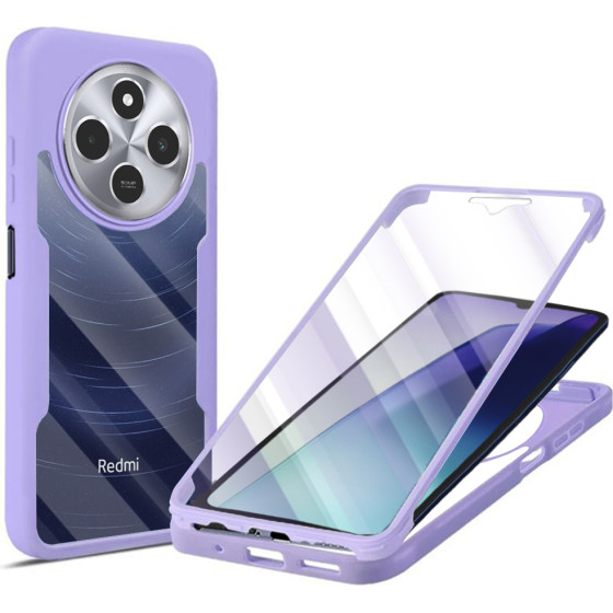 Techsuit - ColorVerse 360 Series + Screen Protector - Xiaomi Redmi 14C / Poco C75 - Purple