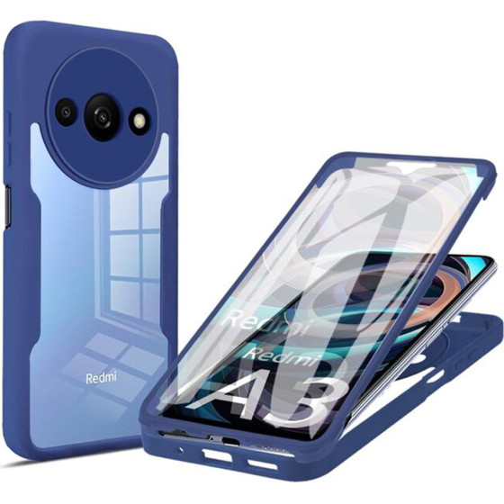 Techsuit - ColorVerse 360 Series + Screen Protector - Xiaomi Redmi A3 / Redmi A3x - Blue