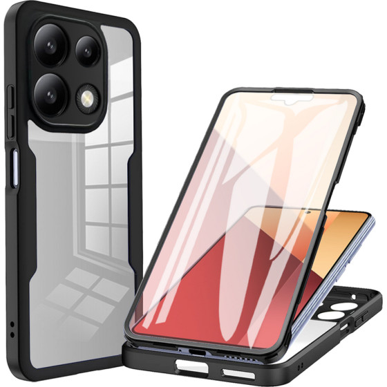 Techsuit - ColorVerse 360 Series + Screen Protector - Xiaomi Redmi Note 13 4G - Black