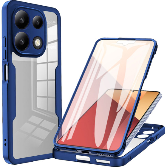 Techsuit - ColorVerse 360 Series + Screen Protector - Xiaomi Redmi Note 13 Pro 4G / Poco M6 Pro 4G - Blue