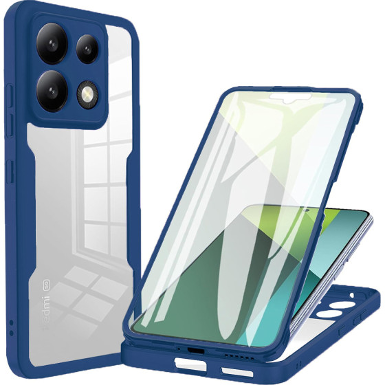 Techsuit - ColorVerse 360 Series + Screen Protector - Xiaomi Redmi Note 13 Pro 5G / Poco X6 - Blue