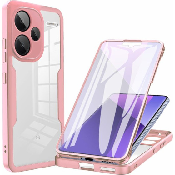 Techsuit - ColorVerse 360 Series + Screen Protector - Xiaomi Redmi Note 13 Pro+ 5G - Pink