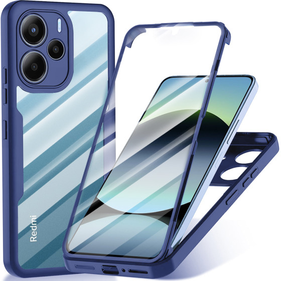Techsuit - ColorVerse 360 Series + Screen Protector - Xiaomi Redmi Note 14 4G (163.25 x 76.55 x 8.16mm) - Blue