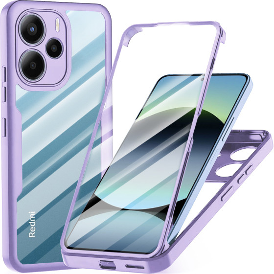 Techsuit - ColorVerse 360 Series + Screen Protector - Xiaomi Redmi Note 14 4G (164,84 x 78,15 x 8,16mm) - Purple