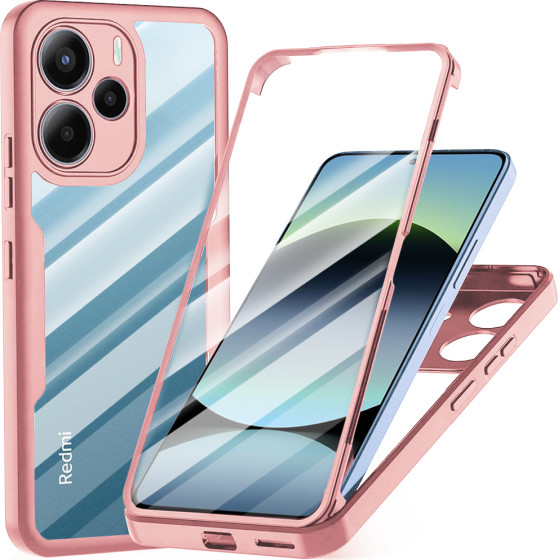 Techsuit - ColorVerse 360 Series + Screen Protector - Xiaomi Redmi Note 14 4G (164,84 x 78,15 x 8,16mm) - Pink