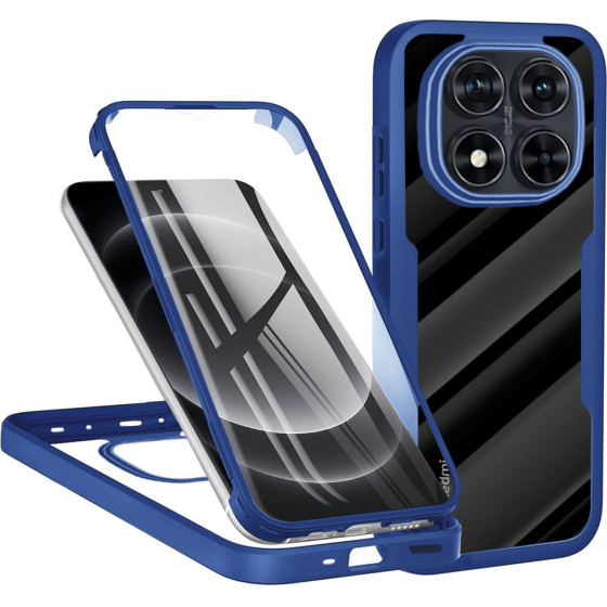 Techsuit - ColorVerse 360 Series + Screen Protector - Xiaomi Redmi Note 14 Pro 5G / Note 14 Pro+ 5G / Poco X7 - Blue