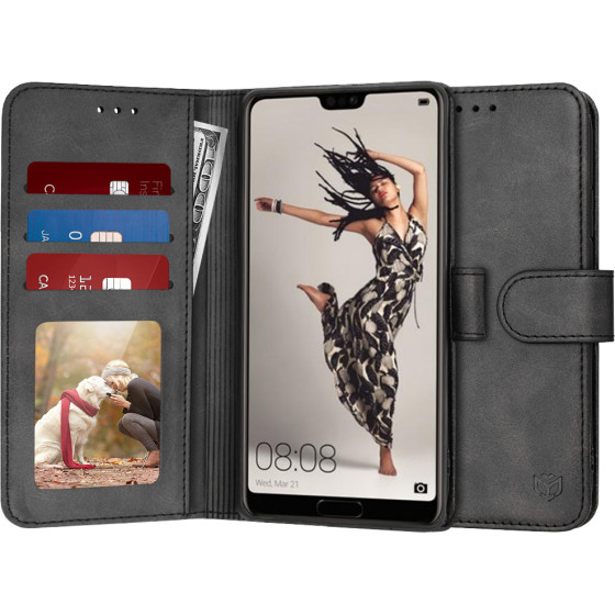 Techsuit - Diary Book - Huawei P20 Pro - Black