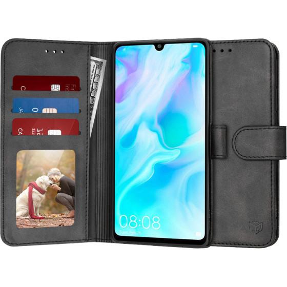 Techsuit - Diary Book - Huawei P30 Lite / P30 Lite New Edition - Black