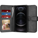 Techsuit - Diary Book - iPhone 12 Pro - Black