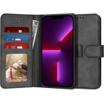 Techsuit - Diary Book - iPhone 13 Pro - Black