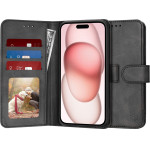 Techsuit - Diary Book - iPhone 15 - Black