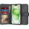 Techsuit - Diary Book - iPhone 15 Plus - Black