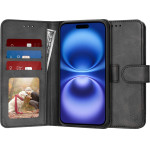 Techsuit - Diary Book - iPhone 16 - Black