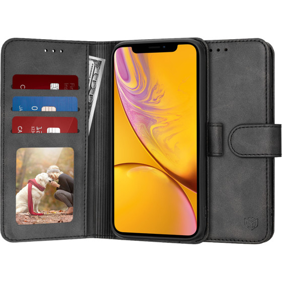 Techsuit - Diary Book - iPhone XR - Black