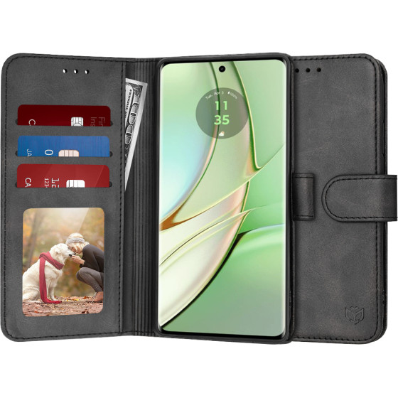 Techsuit - Diary Book - Motorola Edge 40 / Edge (2023) - Black