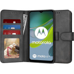 Techsuit - Diary Book - Motorola Moto E13 - Black