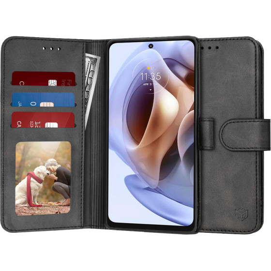 Techsuit - Diary Book - Motorola Moto G31 / Moto G41 - Black