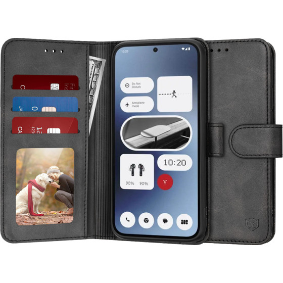 Techsuit - Diary Book - Nothing Phone (2a) / (2a) Plus - Black
