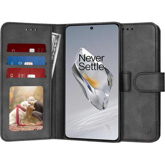 Techsuit - Diary Book - OnePlus 12 - Black