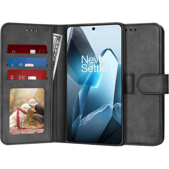 Techsuit - Diary Book - OnePlus 13 - Black