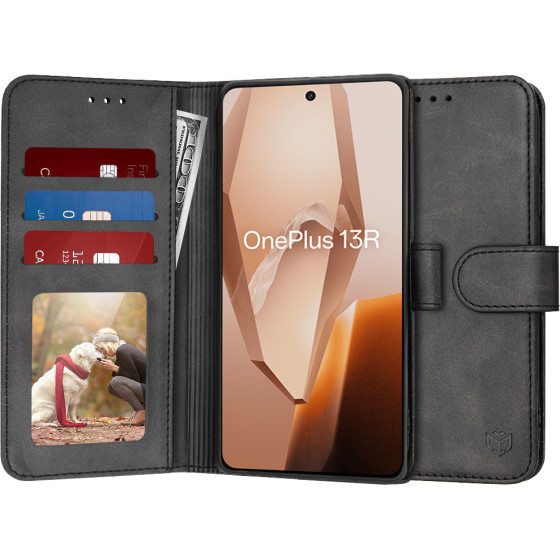 Techsuit - Diary Book - OnePlus 13R - Black