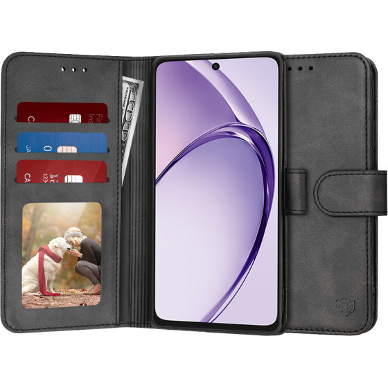 Techsuit - Diary Book - Oppo A40 4G / A60 5G - Black