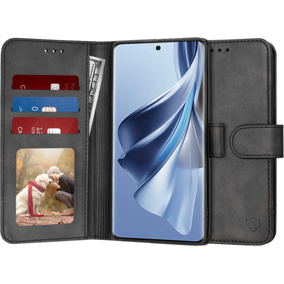 Techsuit - Diary Book - Oppo Reno10 / Reno10 Pro - Black