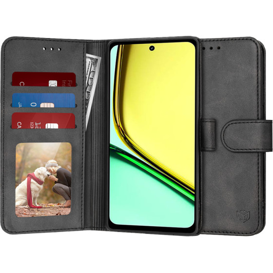 Techsuit - Diary Book - Realme C67 4G - Black
