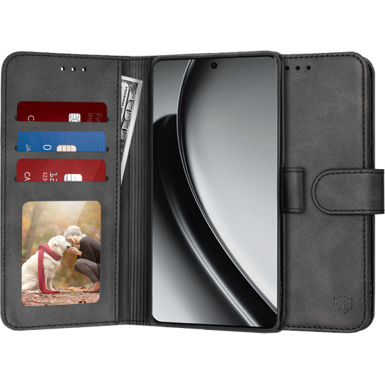 Techsuit - Diary Book - Realme GT 6 / GT 6T - Black