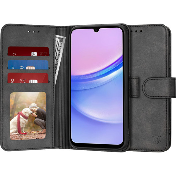Techsuit - Diary Book - Samsung Galaxy A15 4G / A15 5G - Black