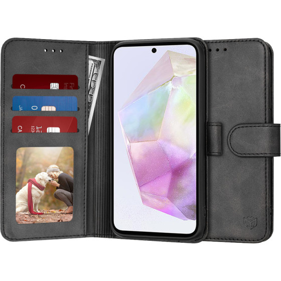 Techsuit - Diary Book - Samsung Galaxy A35 5G - Black