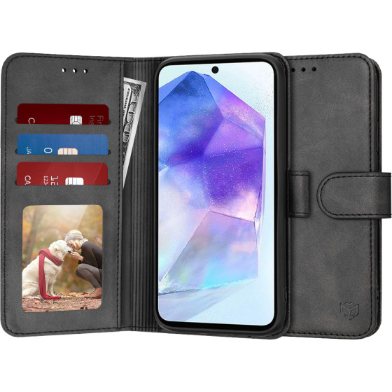 Techsuit - Diary Book - Samsung Galaxy A55 5G - Black