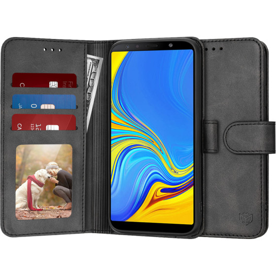 Techsuit - Diary Book - Samsung Galaxy A7 2018 - Black