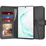 Techsuit - Diary Book - Samsung Galaxy Note 10 Plus / Note 10 Plus 5G - Black