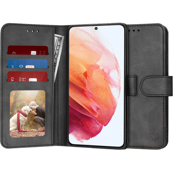 Techsuit - Diary Book - Samsung Galaxy S21 5G - Black
