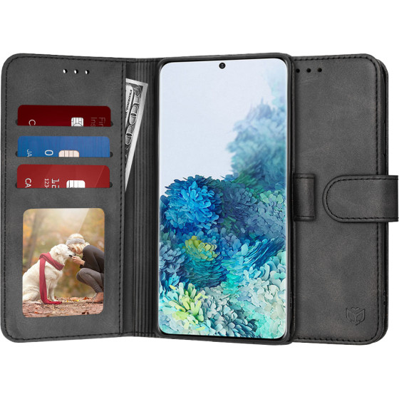 Techsuit - Diary Book - Samsung Galaxy S20 Plus 4G / S20 Plus 5G - Black