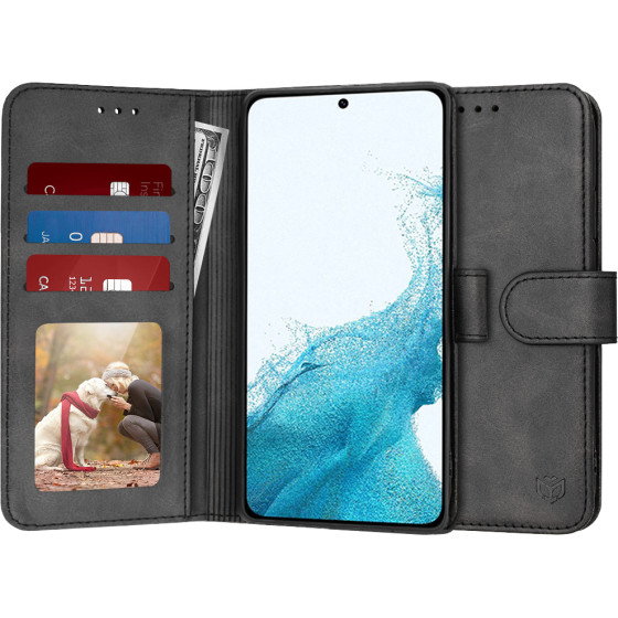 Techsuit - Diary Book - Samsung Galaxy S22 5G - Black