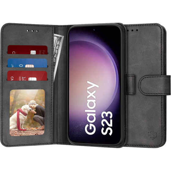 Techsuit - Diary Book - Samsung Galaxy S23 - Black