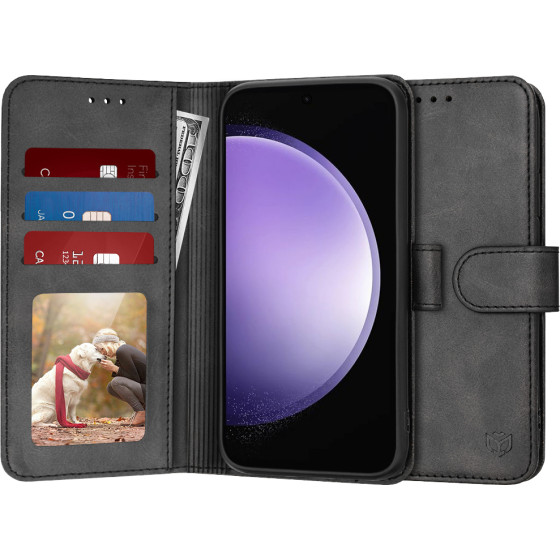 Techsuit - Diary Book - Samsung Galaxy S23 FE - Black