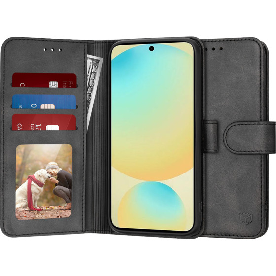 Techsuit - Diary Book - Samsung Galaxy S24 FE - Black