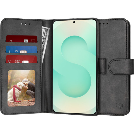 Techsuit - Diary Book - Samsung Galaxy S25 Plus - Black