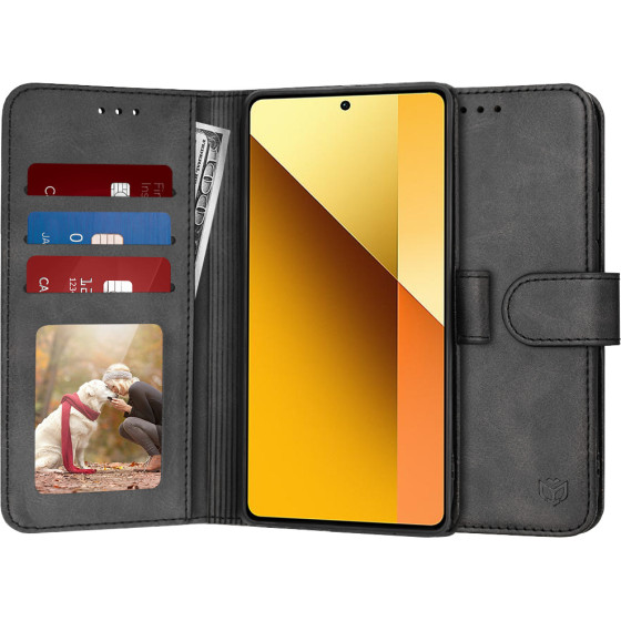 Techsuit - Diary Book - Xiaomi Redmi Note 13 5G - Black