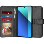Techsuit - Diary Book - Xiaomi Redmi Note 13 4G - Black
