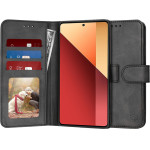 Techsuit - Diary Book - Xiaomi Redmi Note 13 Pro 4G / Poco M6 Pro 4G - Black