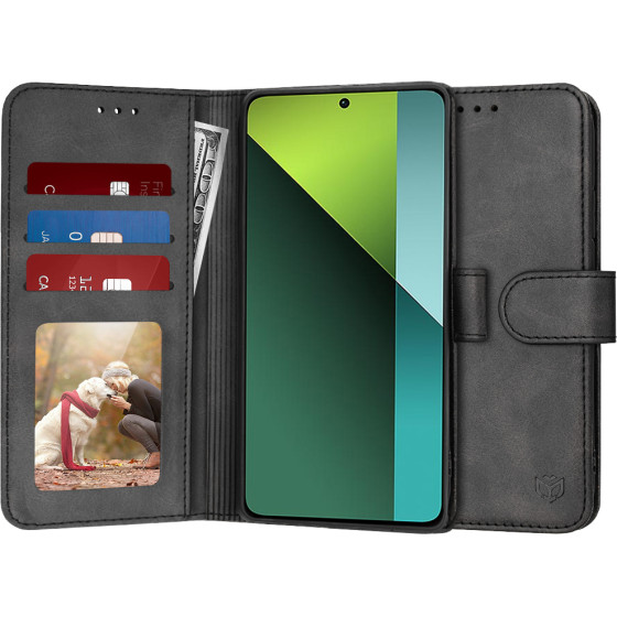 Techsuit - Diary Book - Xiaomi Redmi Note 13 Pro 5G / Poco X6 - Black