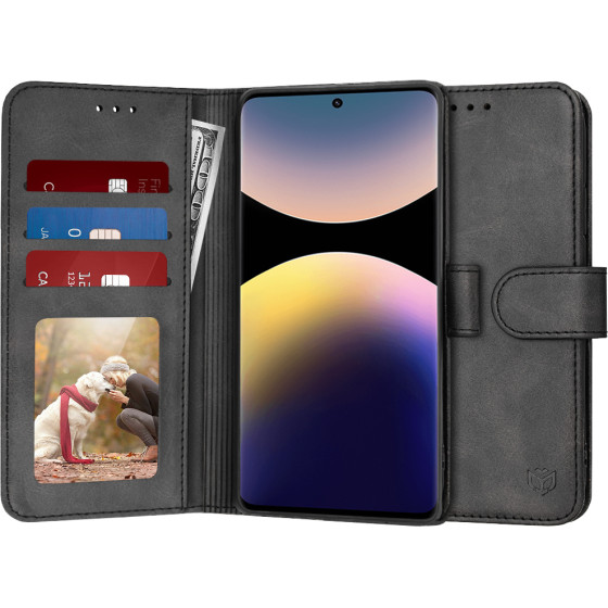 Techsuit - Diary Book - Xiaomi Redmi Note 14 Pro+ 5G - Black