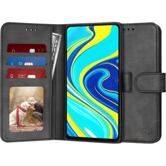 Techsuit - Diary Book - Xiaomi Redmi Note 9S / Note 9 Pro / Note 9 Pro Max - Black