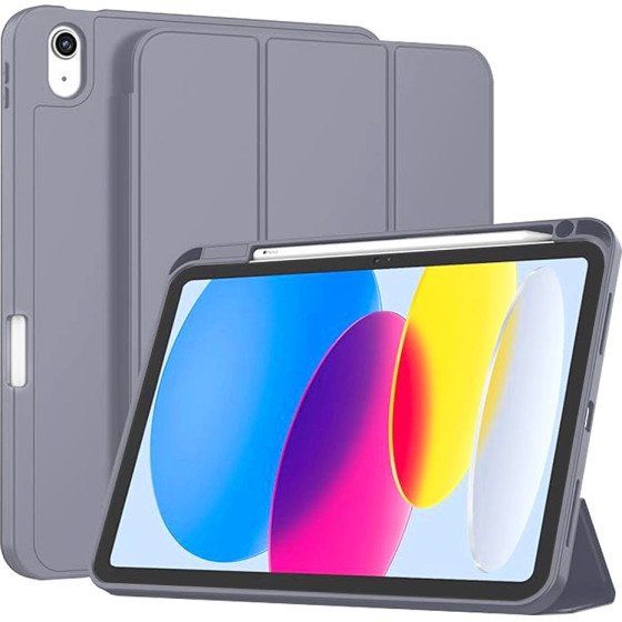 Techsuit - Flex Trifold (with Pencil Holder) - iPad 10 (2022) 10.9 / 11 (2025) - Purple