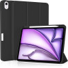 Techsuit - Flex Trifold (with Pencil Holder) - iPad Air 11 (2024) / Air 11 (2025) - Black